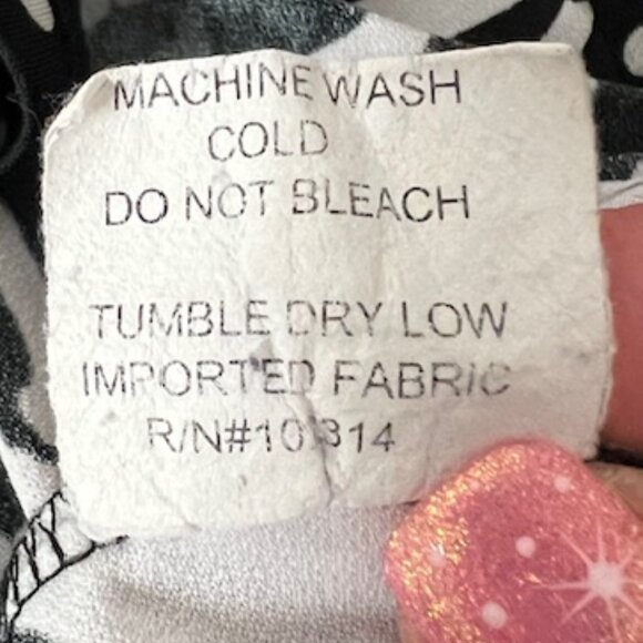 Jessica Max Womens Round Neck 3/4 Sleeve Multi-Pattern Blouse Size X - Picture 6 of 7